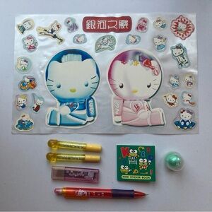 Hello Kitty Sticker and Pencil Collection